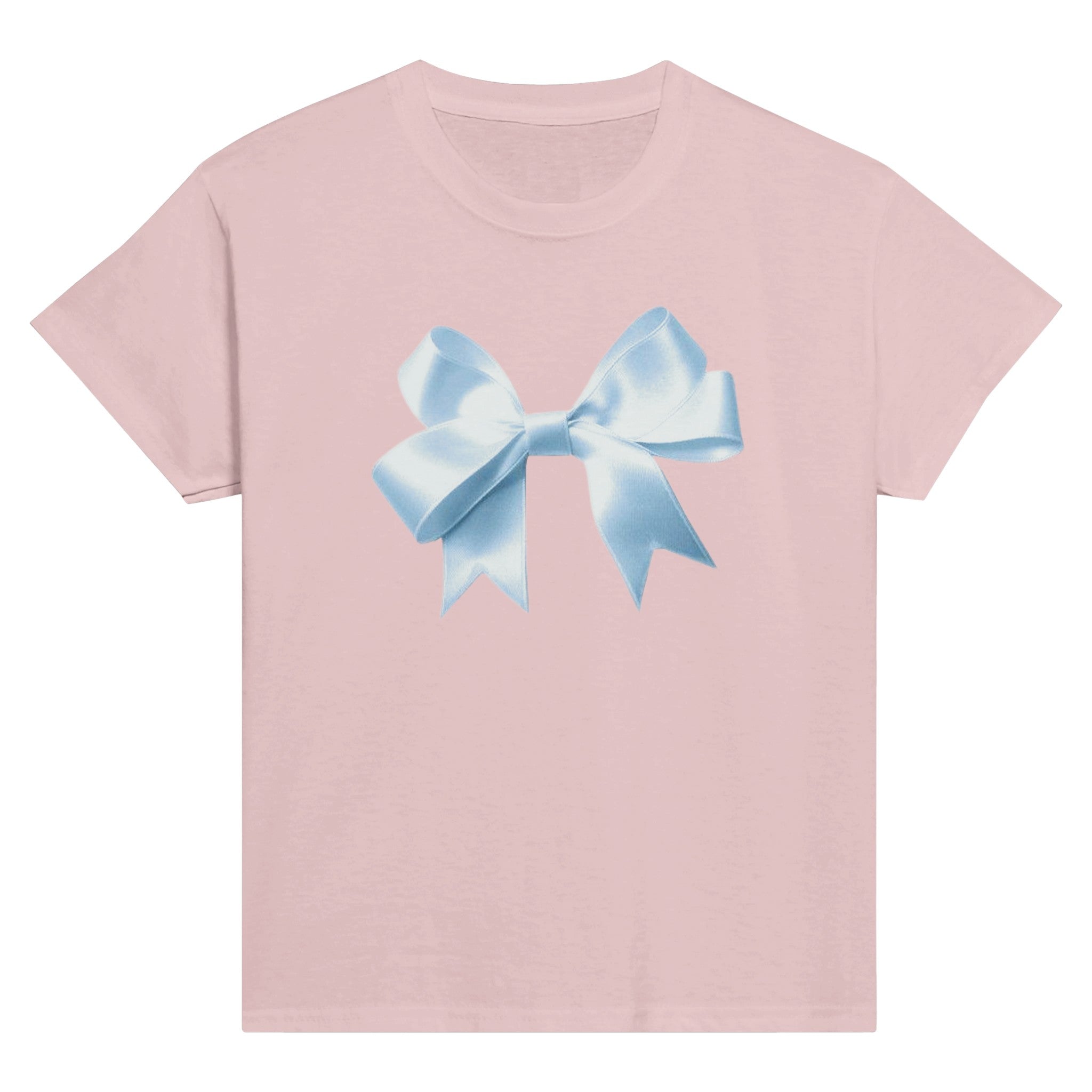 BLUE BOW BABY TEE