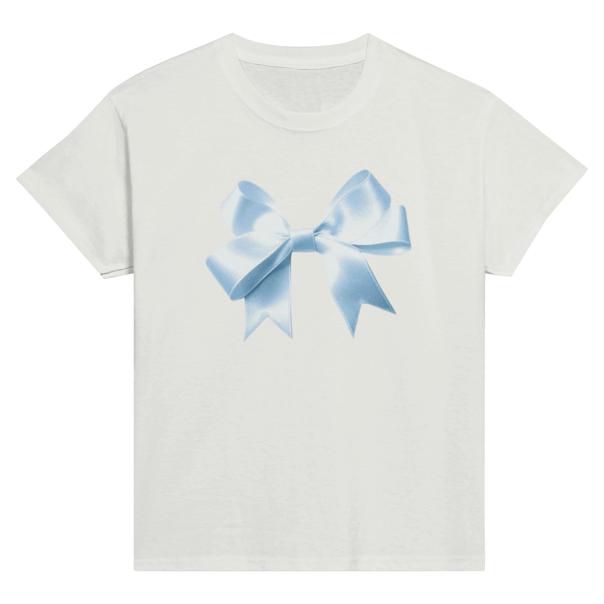 BLUE BOW BABY TEE