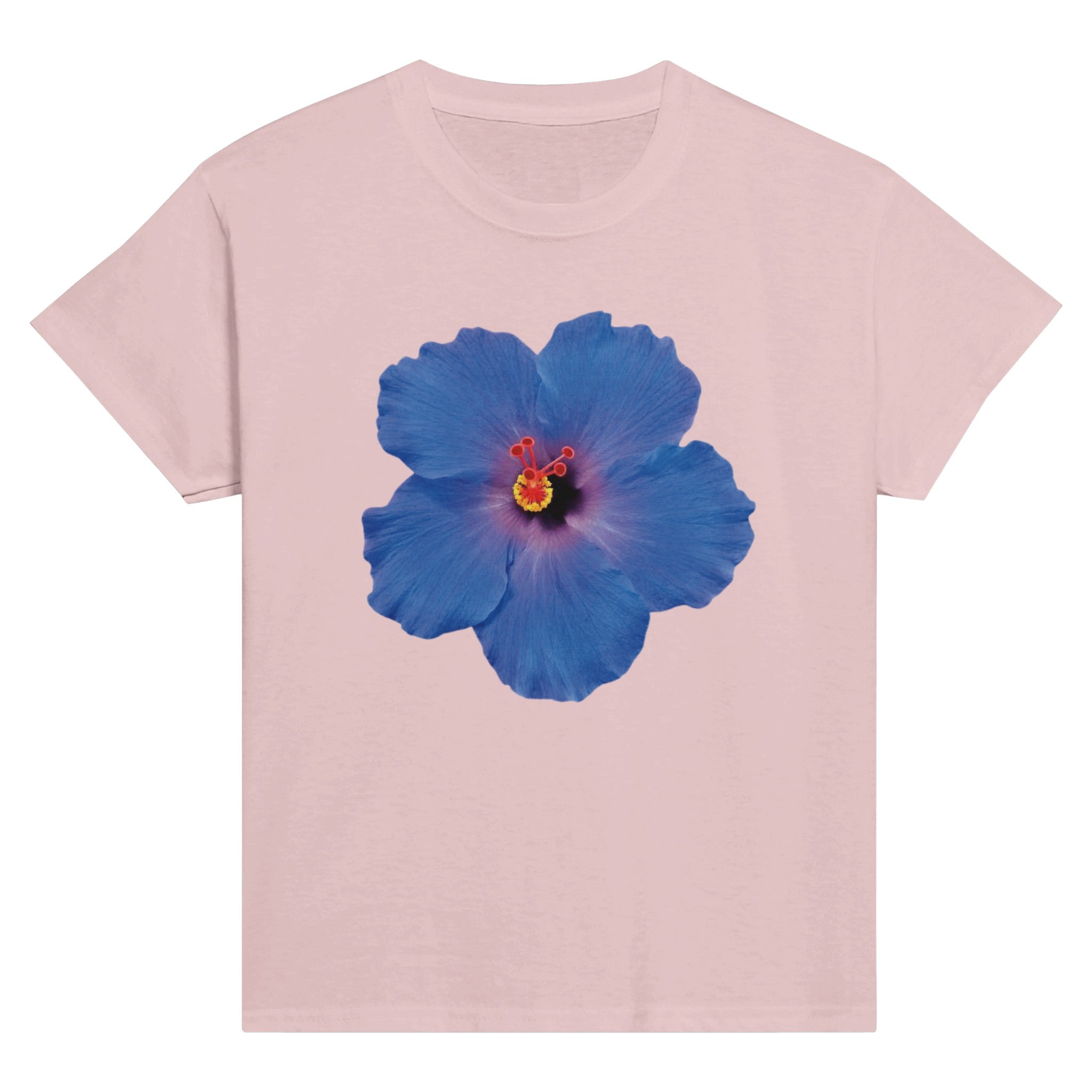 BLUE HIBISCUS BABY TEE