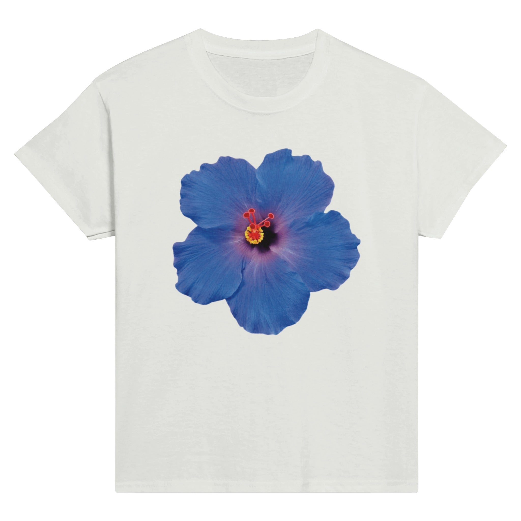 BLUE HIBISCUS BABY TEE