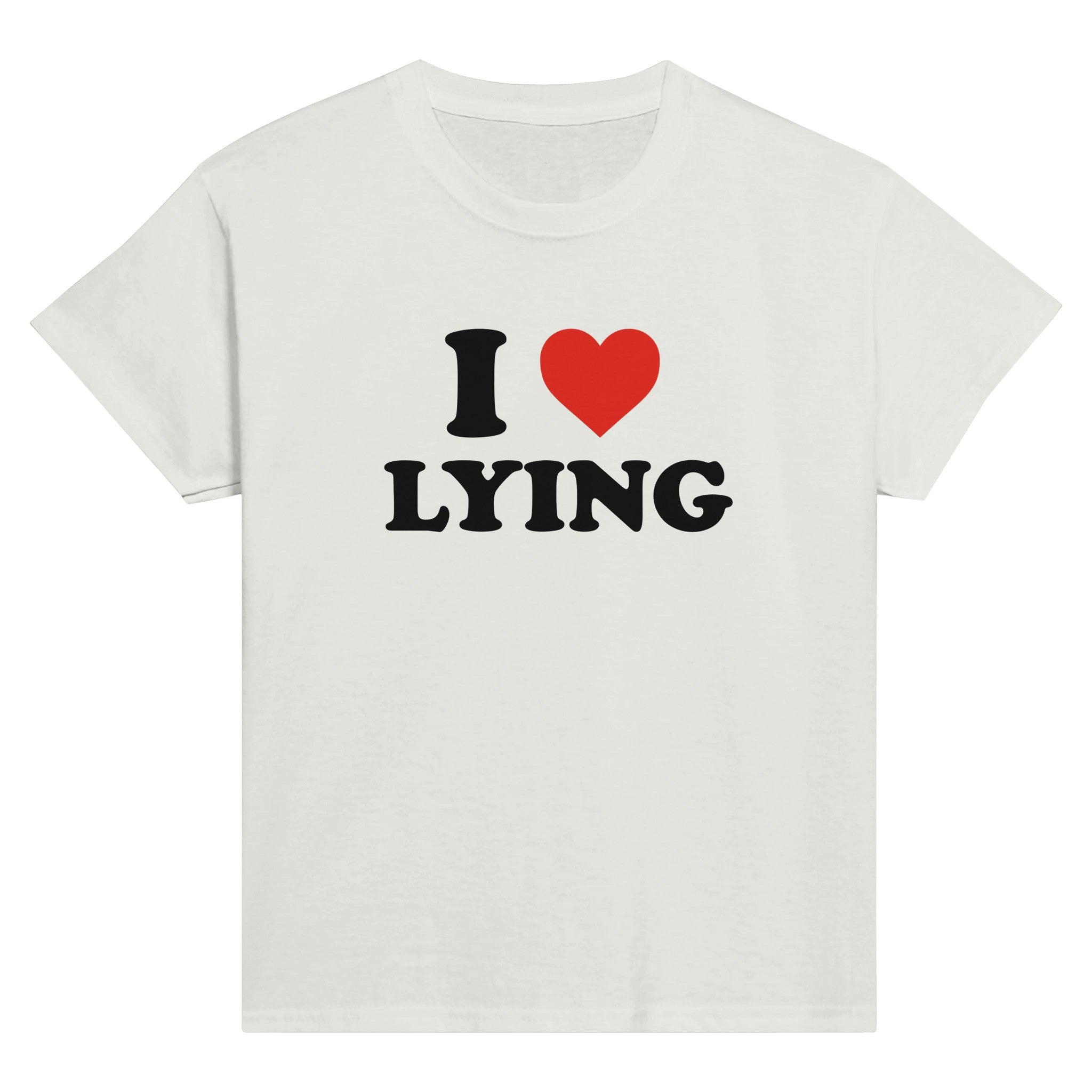 I LOVE LYING BABY TEE