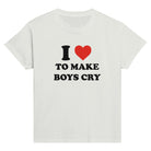 I LOVE TO MAKE BOYS CRY BABY TEE