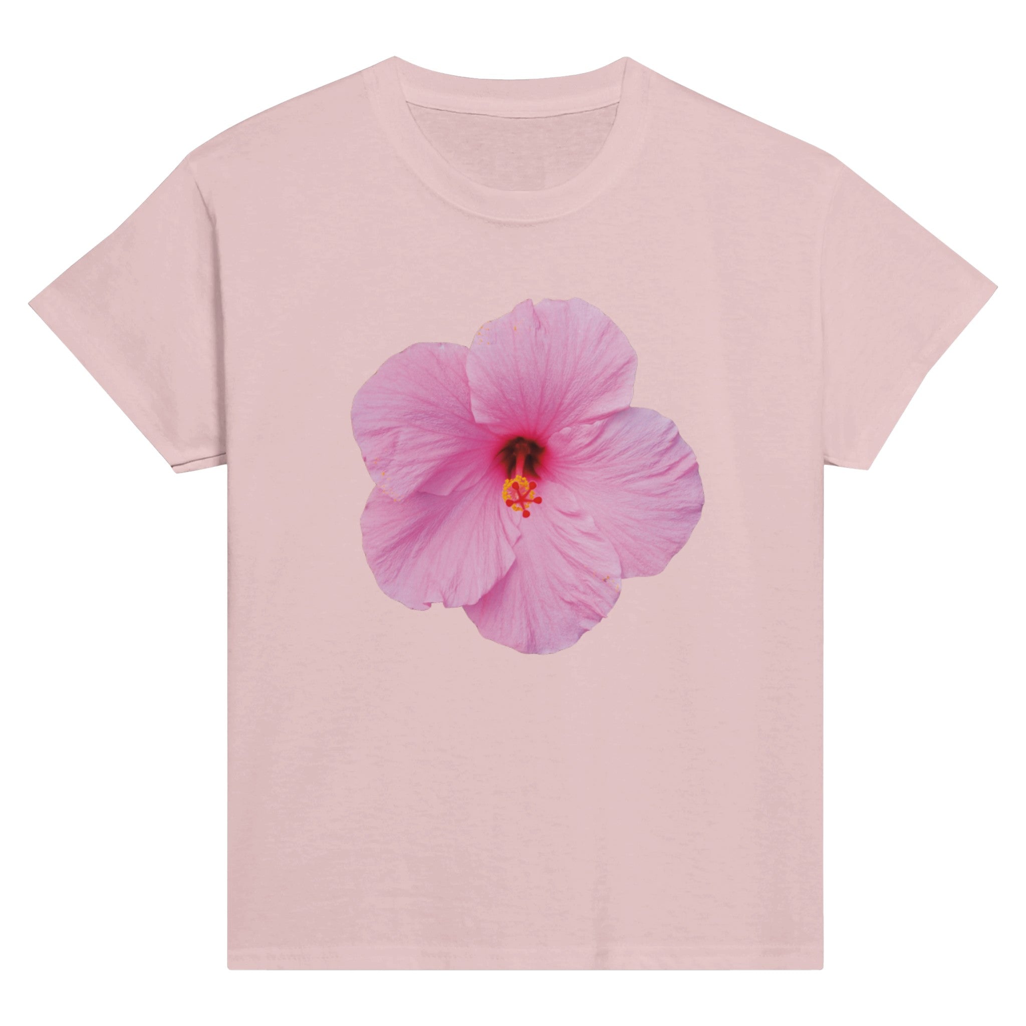 PINK HIBISCUS BABY TEE