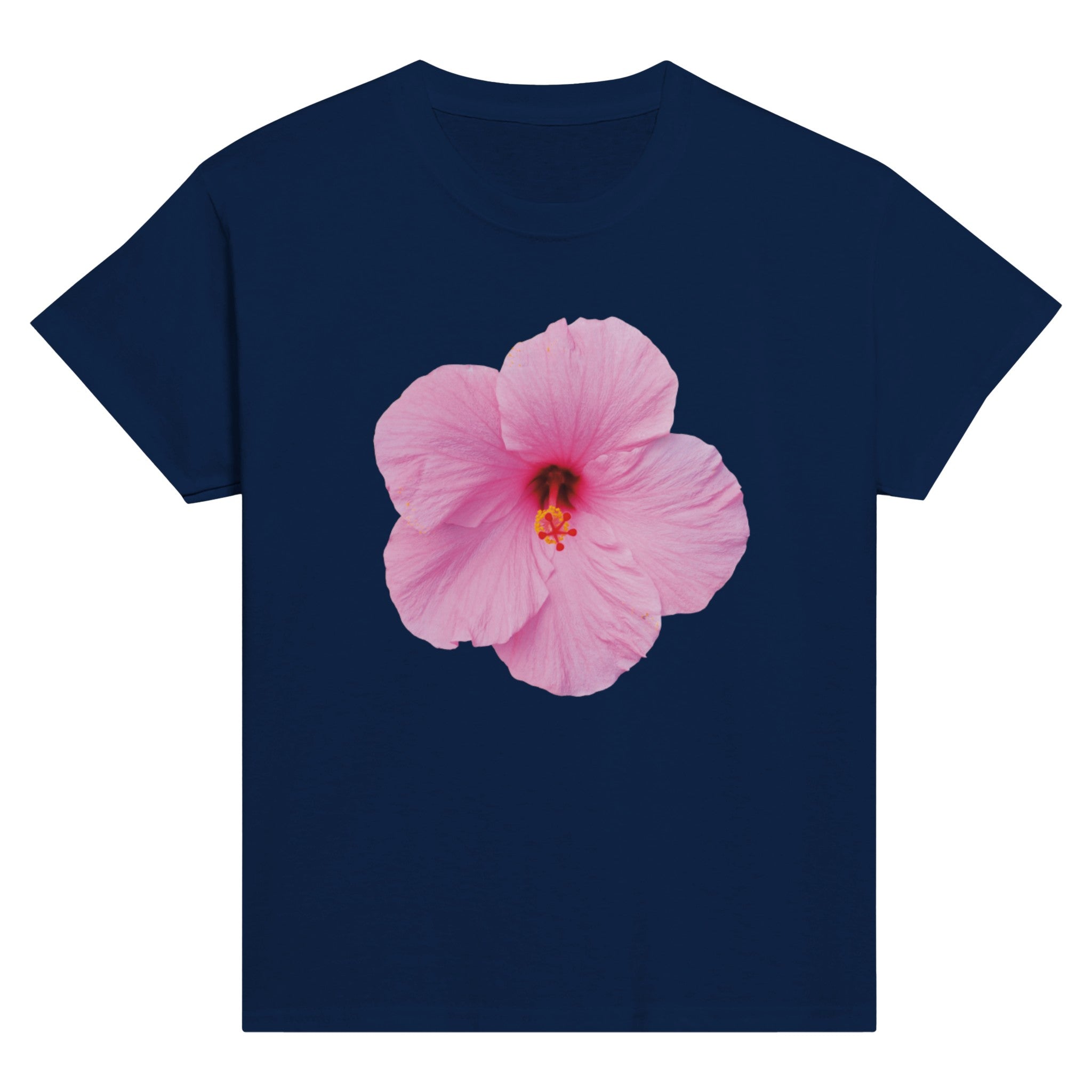 PINK HIBISCUS BABY TEE