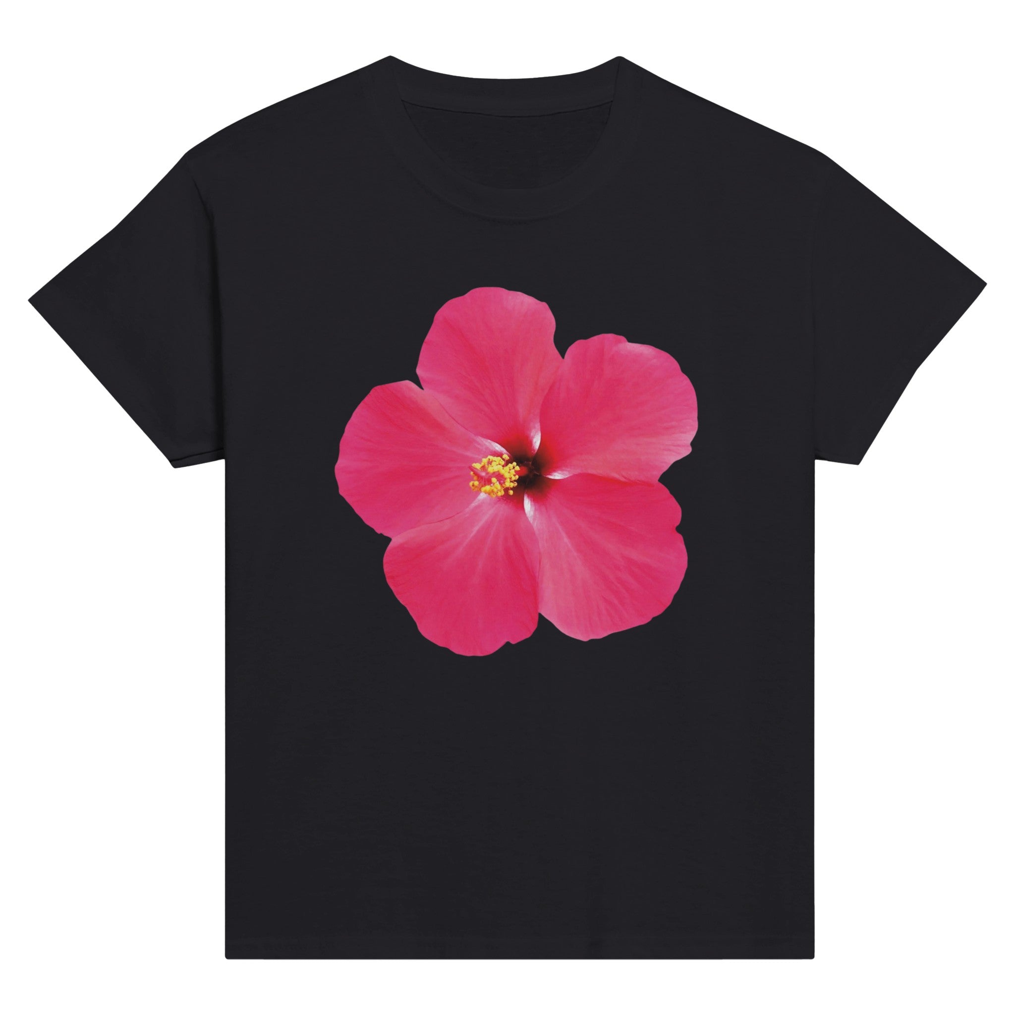 RED HIBISCUS BABY TEE