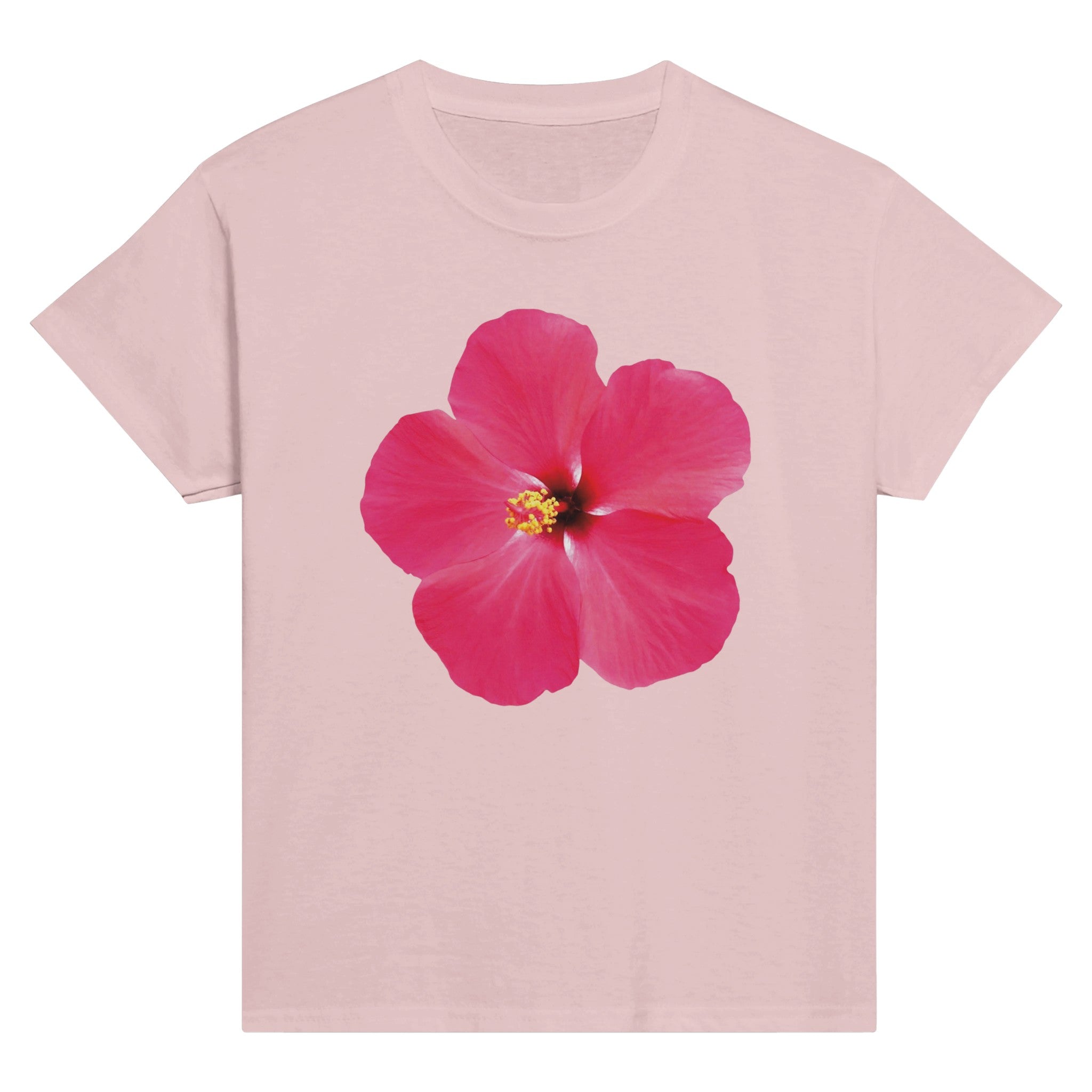 RED HIBISCUS BABY TEE