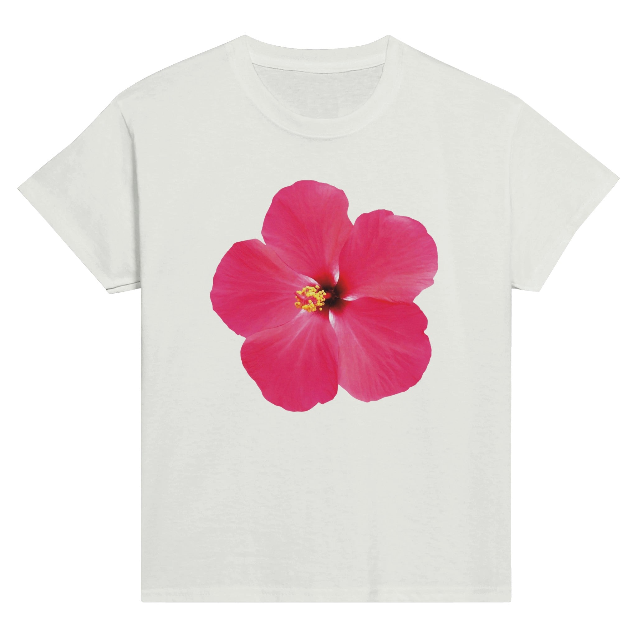 RED HIBISCUS BABY TEE